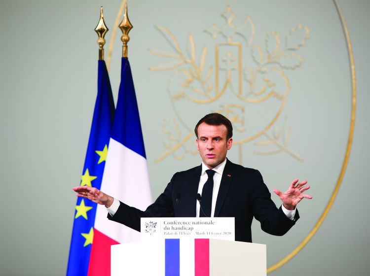 Macron au CNH.